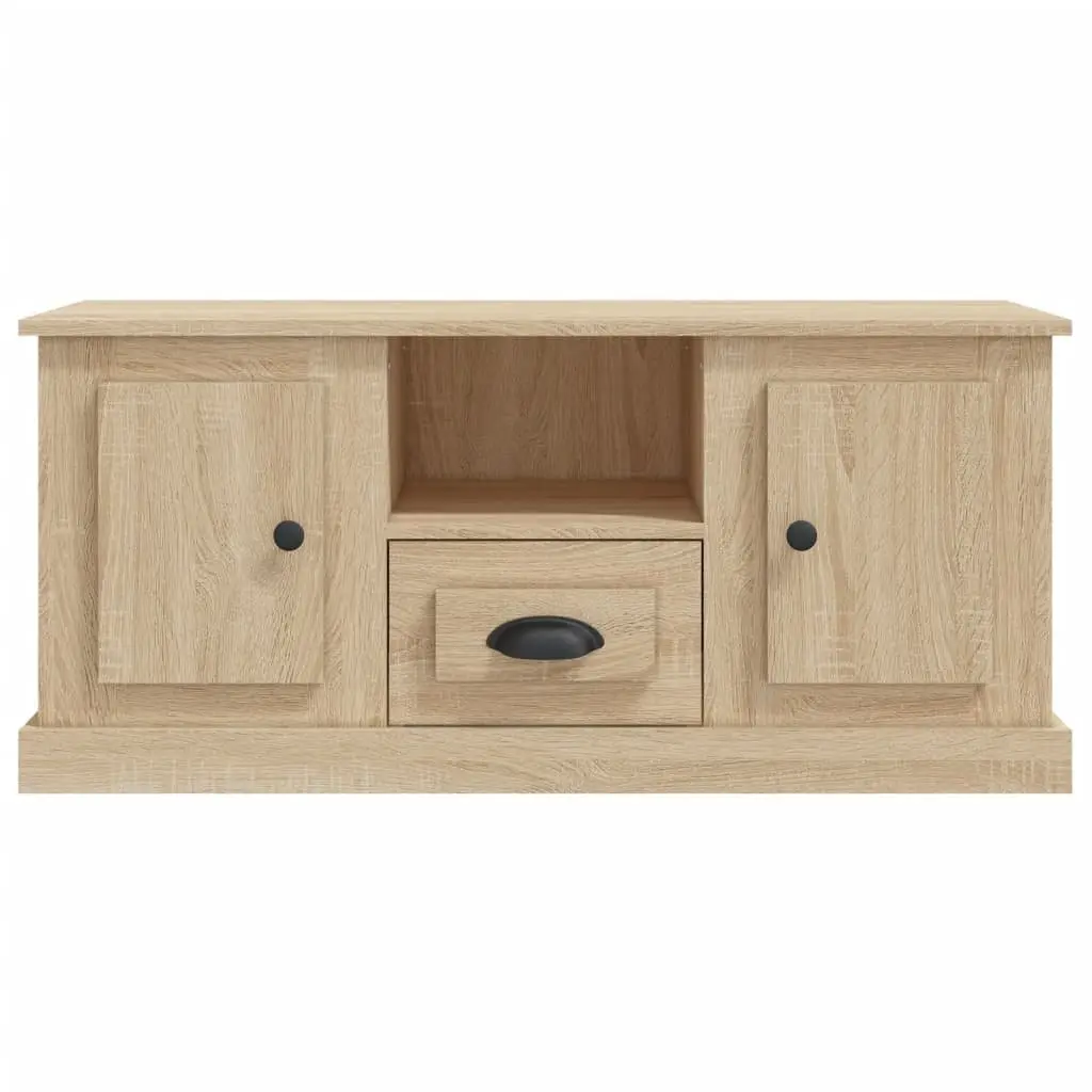 TV Cabinet Brown Engineered Wood 100x35.5x45cm