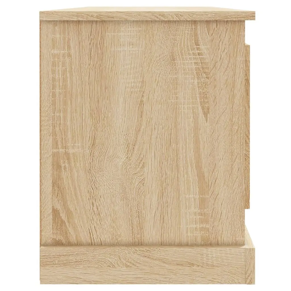 TV Cabinet Brown Engineered Wood 100x35.5x45cm