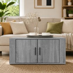 Grey Sonoma Coffee Table with Storage Compartment
