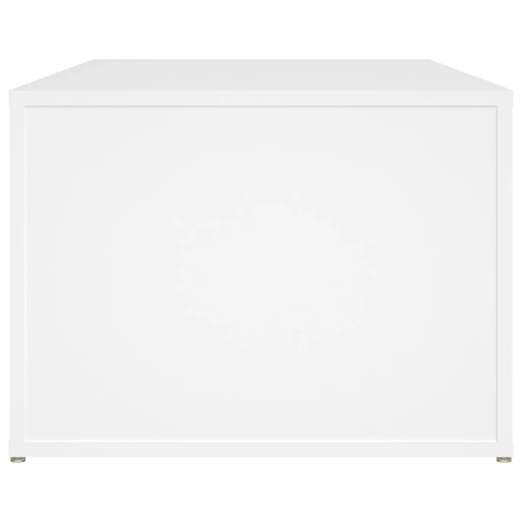 Coffee Table White Modern 100x50x36cm Engineered Wood