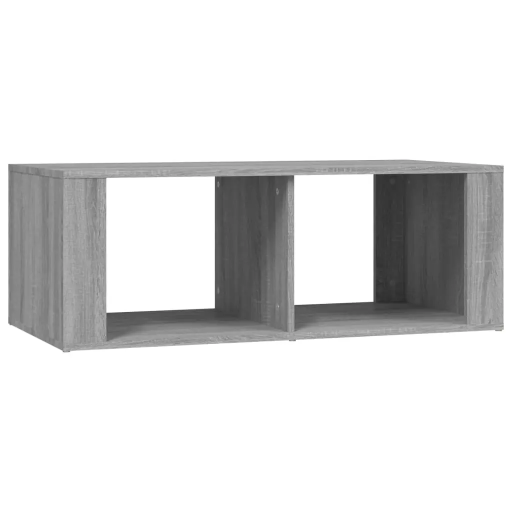 Coffee Table Grey Sonoma 100x50x36 cm Engineered Wood Modern Living Room Storage Organiser