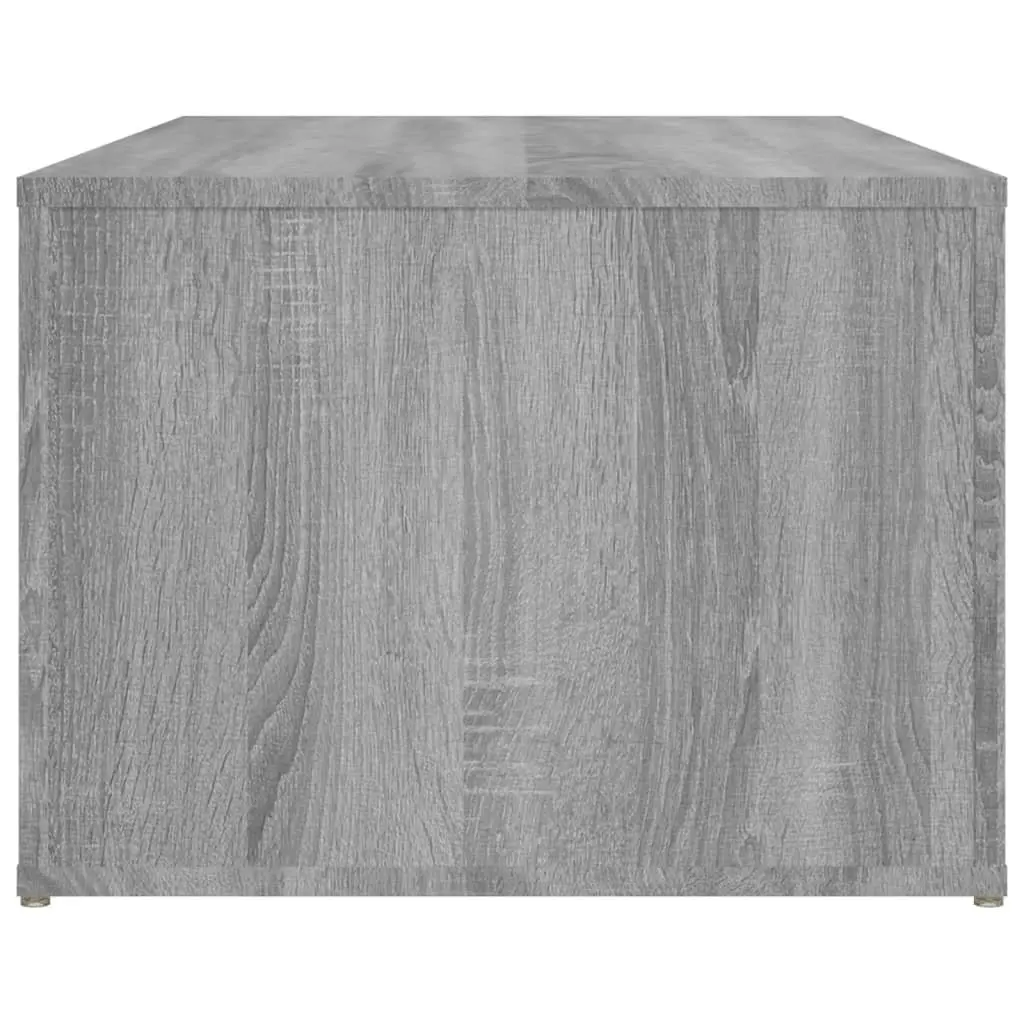 Coffee Table Grey Sonoma 100x50x36 cm Engineered Wood Modern Living Room Storage Organiser