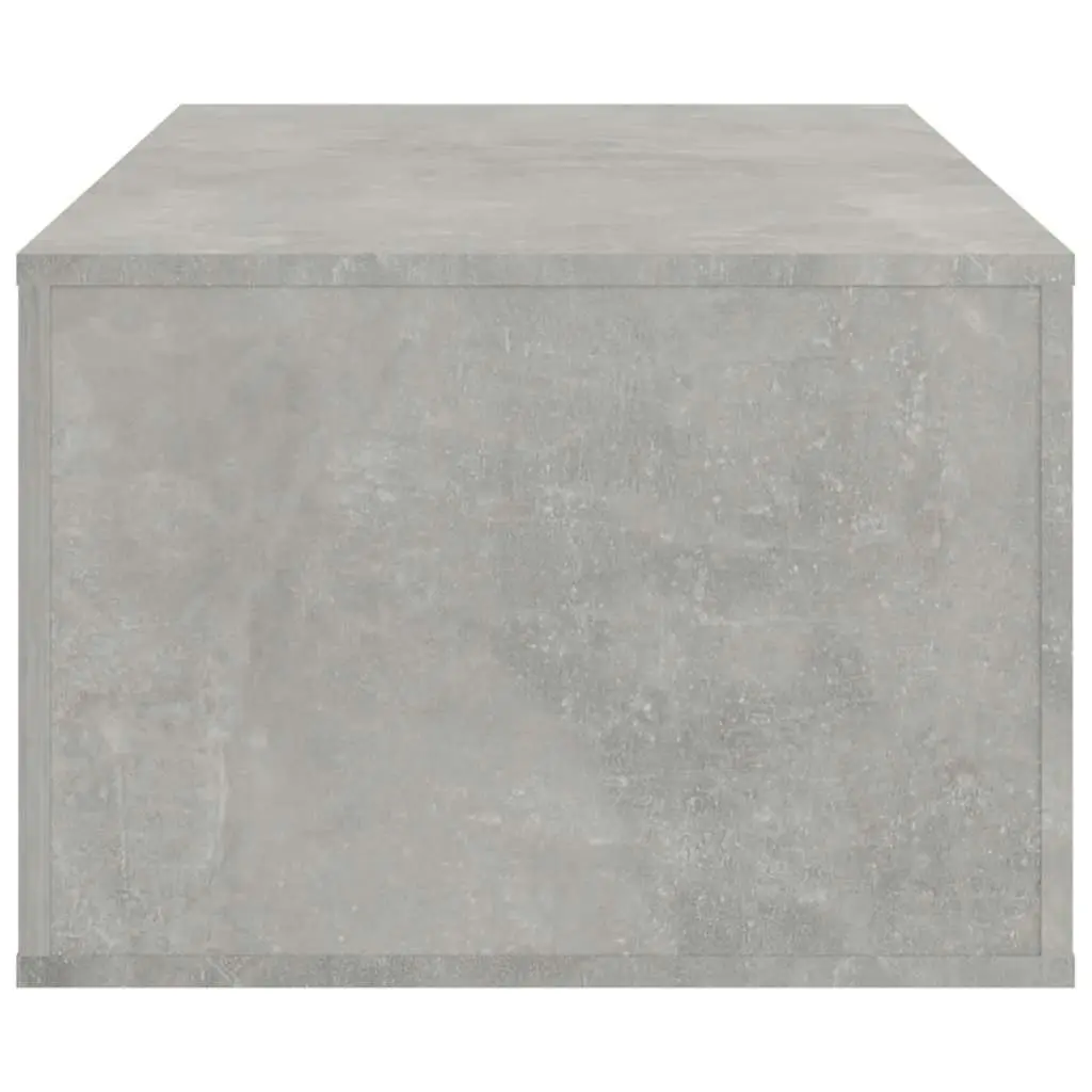 Grey Coffee Table with Storage Drawer 100x50.5x35cm