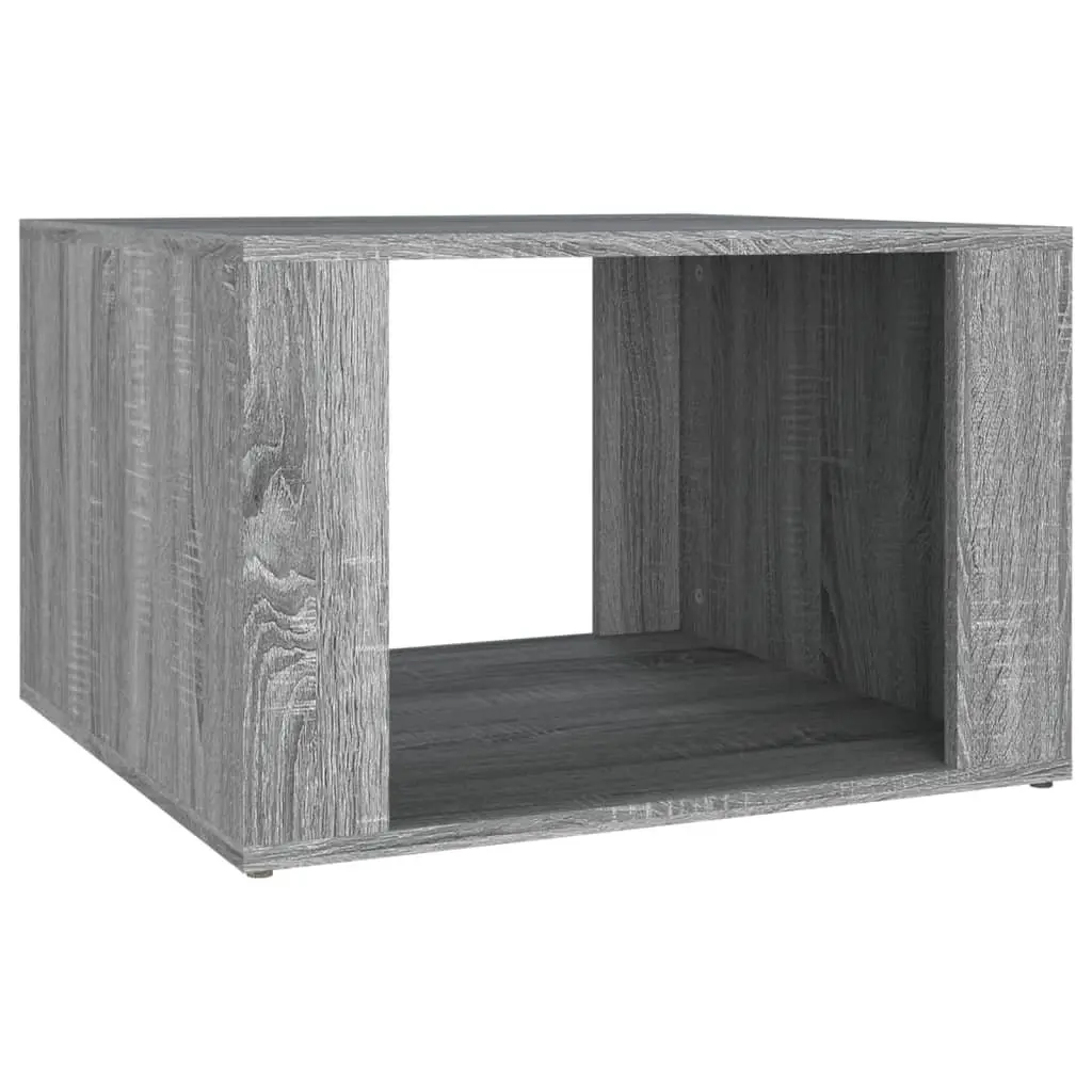 Bedside Table Grey Sonoma Engineered Wood Storage Nightstand