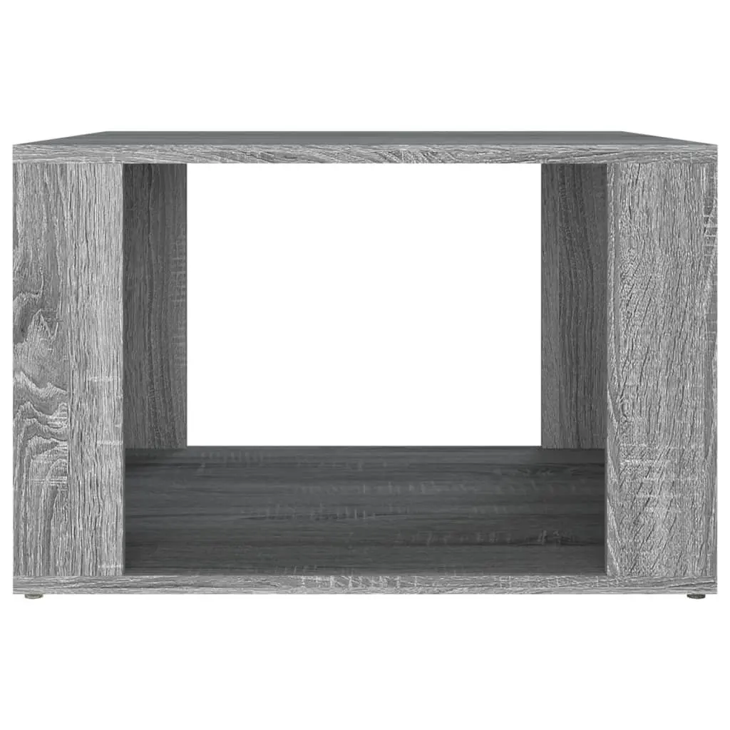 Bedside Table Grey Sonoma Engineered Wood Storage Nightstand