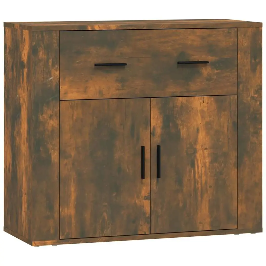 Brown Engineered Wood Sideboard Storage Cabinet