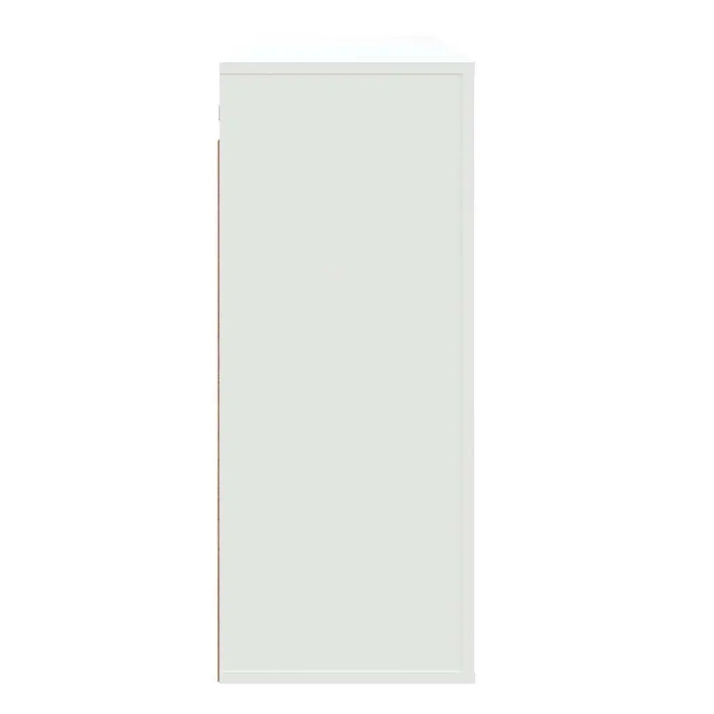 Wall Cabinet White 80x33x80 cm Engineered Wood Storage Organiser