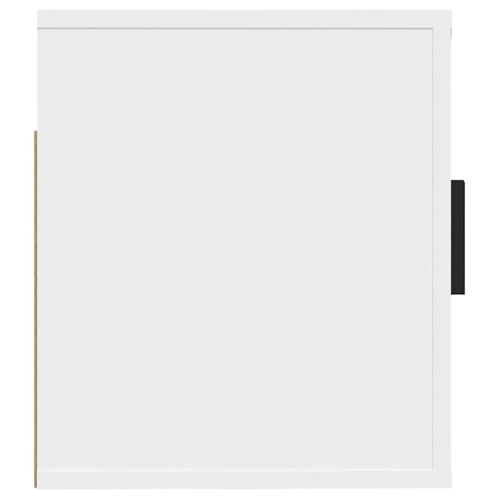 Wall Mounted TV Cabinet White Media Storage Unit 57 x 34.5 x 40 cm Engineered Wood