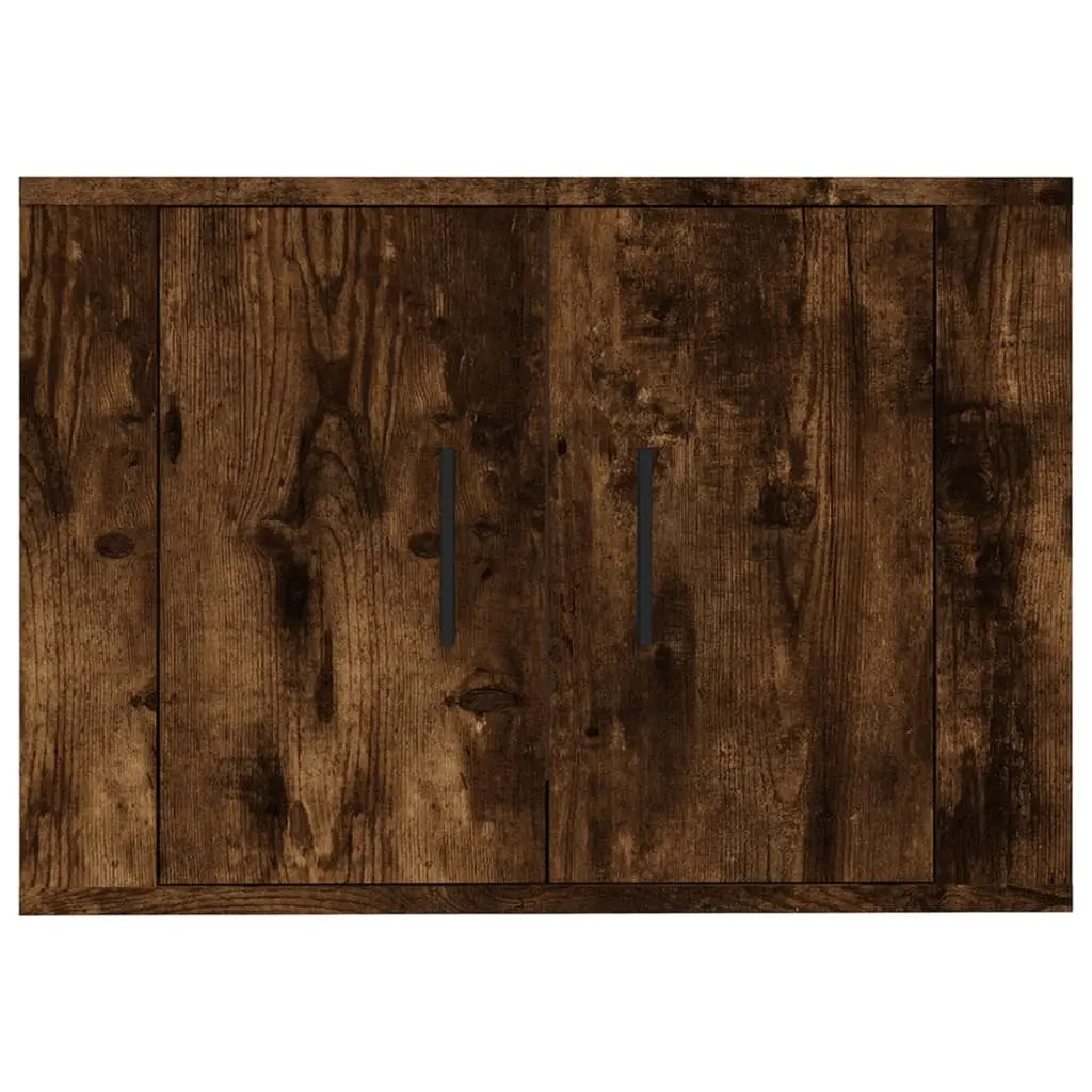 Wall Mounted TV Cabinet Brown Engineered Wood 57x34.5x40cm