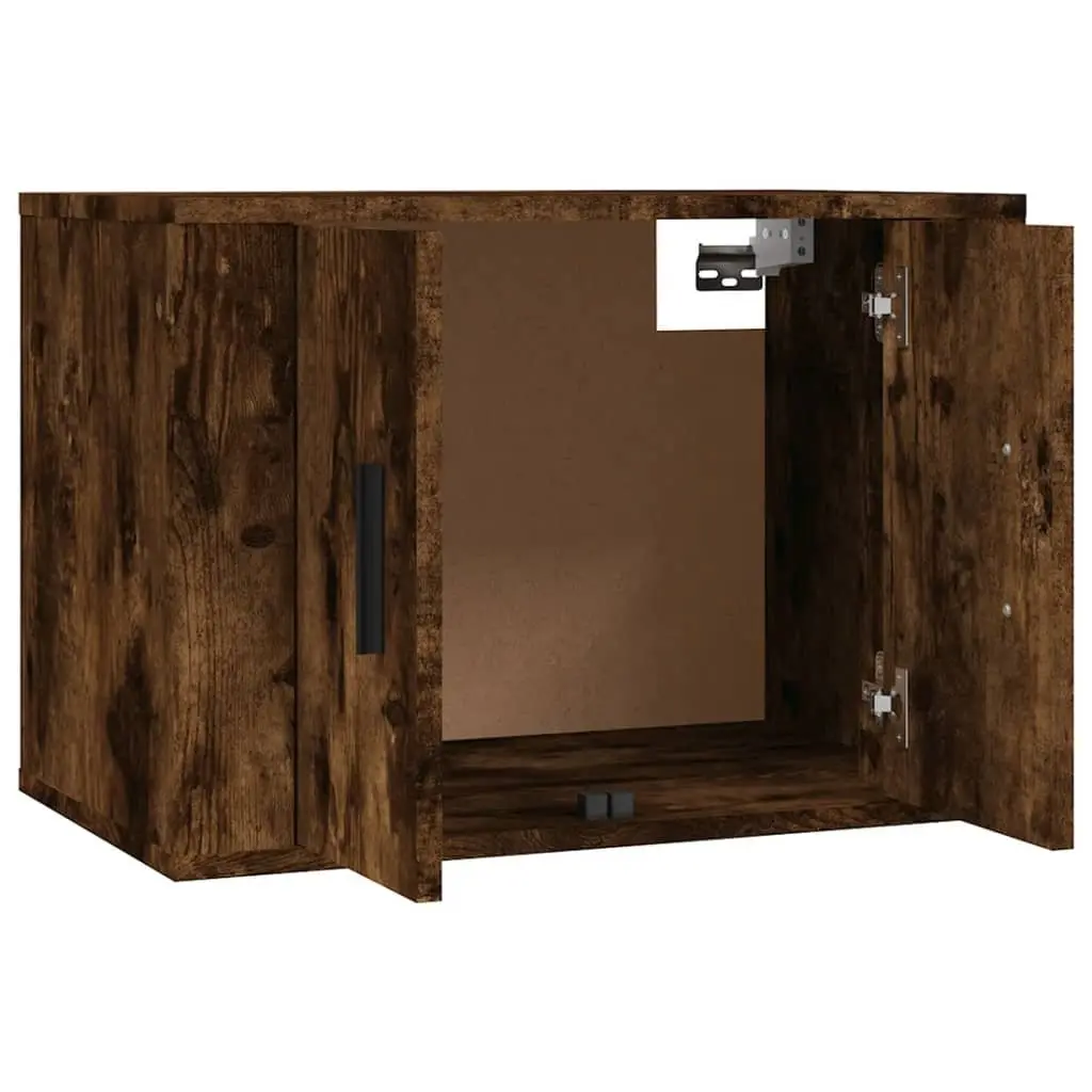 Wall Mounted TV Cabinet Brown Engineered Wood 57x34.5x40cm