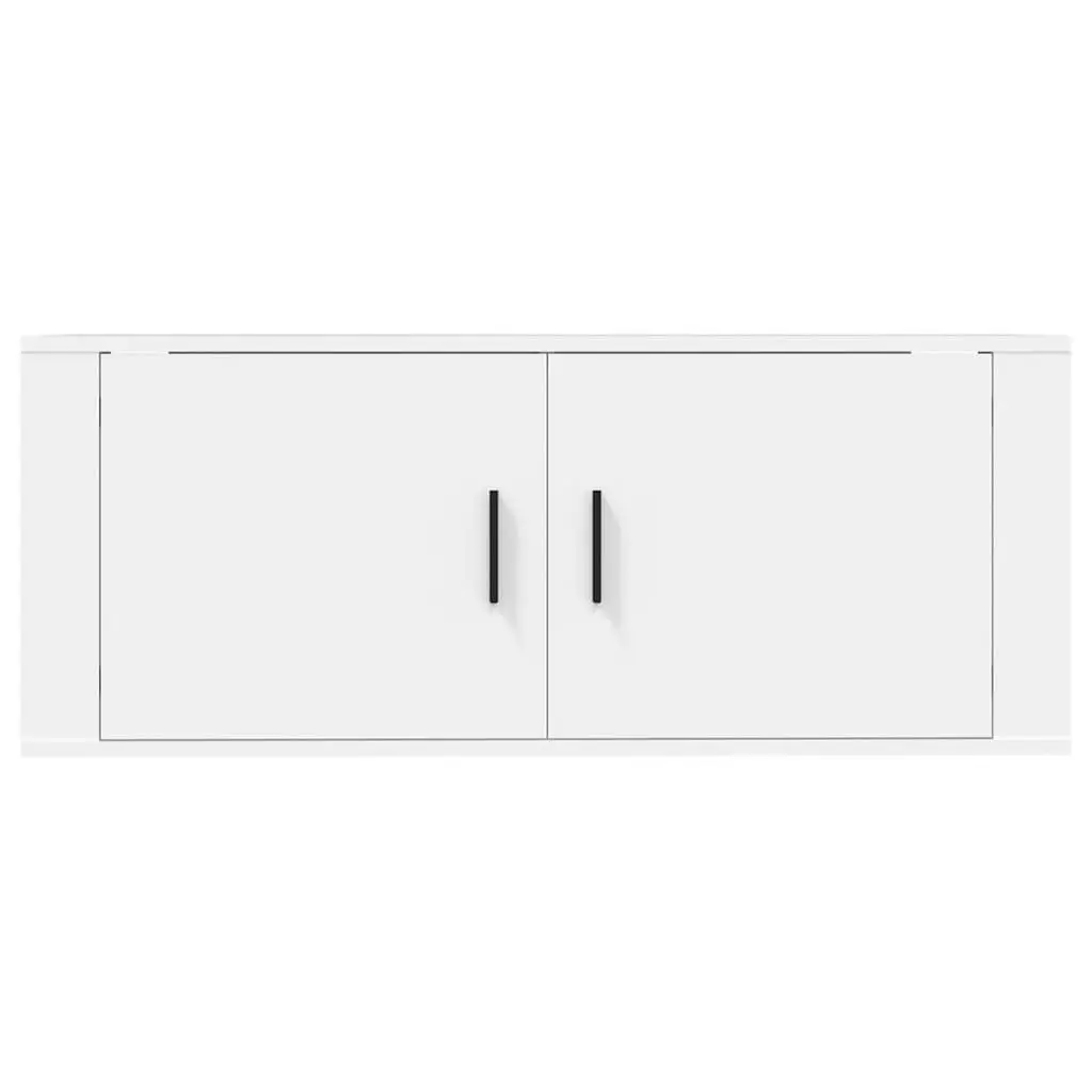 White Wall Mounted TV Cabinet 100x34.5x40 cm