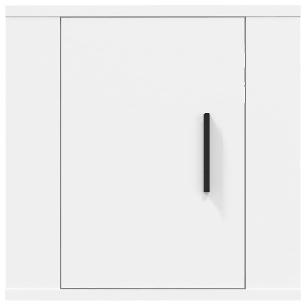 Wall Mounted TV Cabinet White 40x34.5x40cm Engineered Wood Storage Display Unit