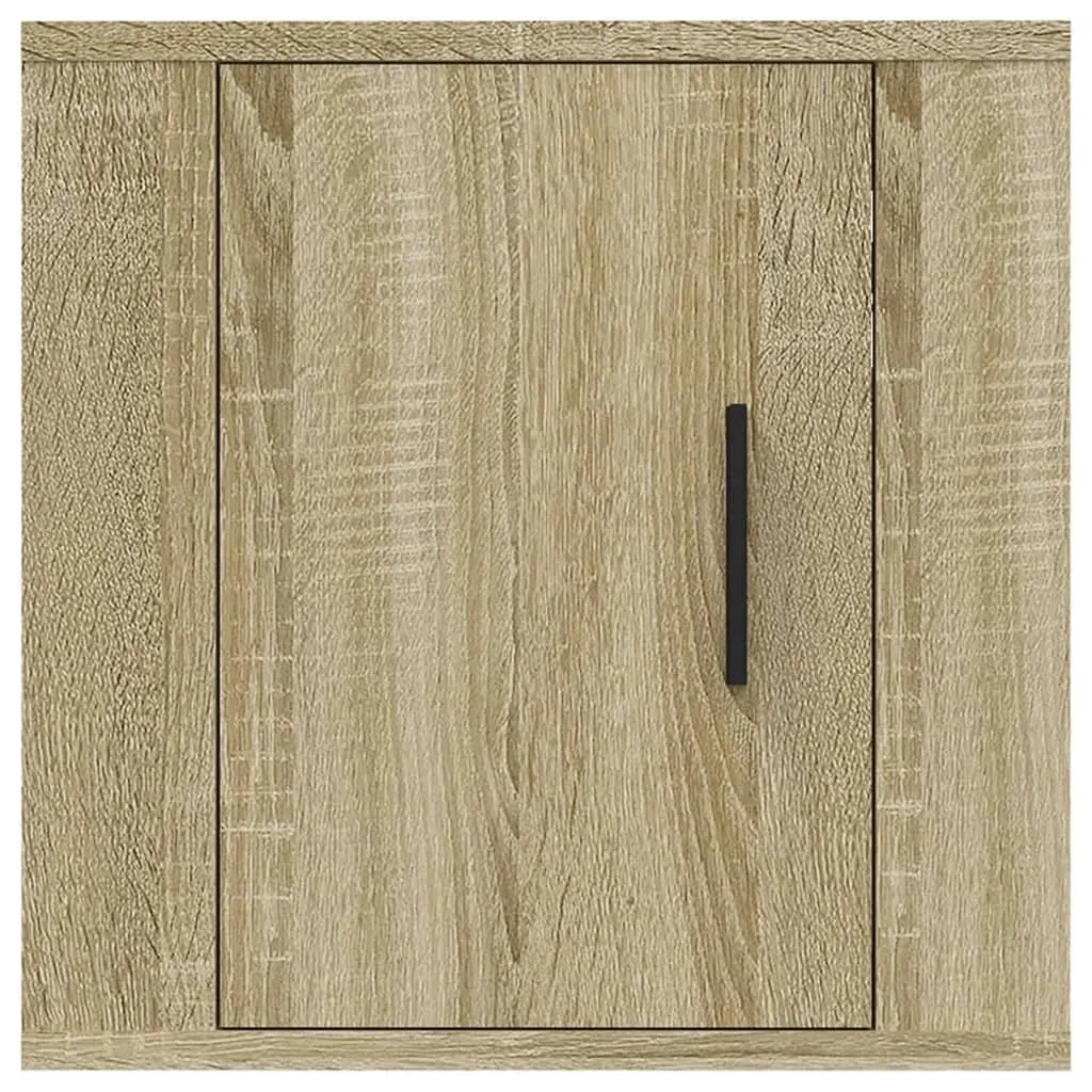 Wall Mounted TV Cabinet Brown Engineered Wood 40x34.5x40cm