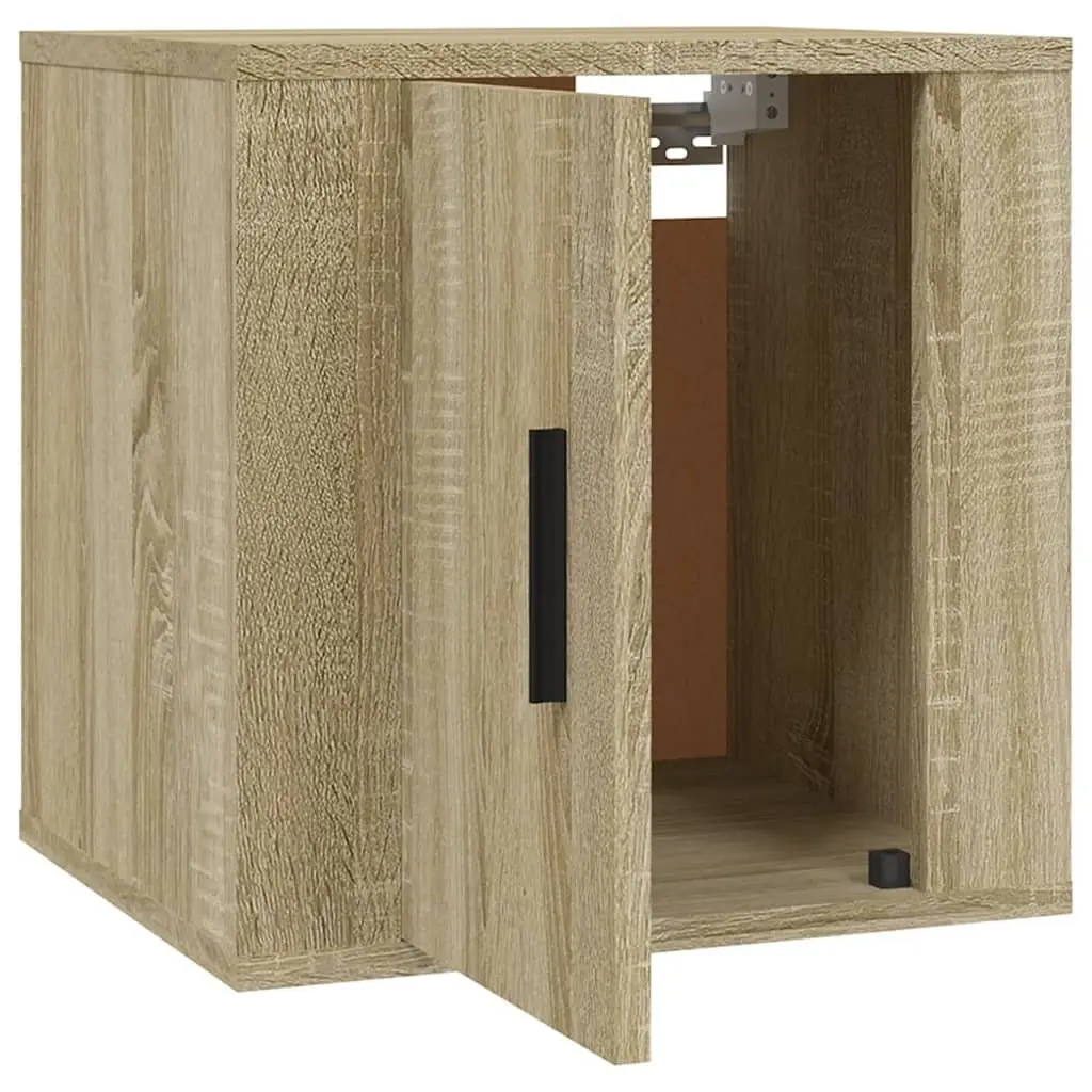 Wall Mounted TV Cabinet Brown Engineered Wood 40x34.5x40cm