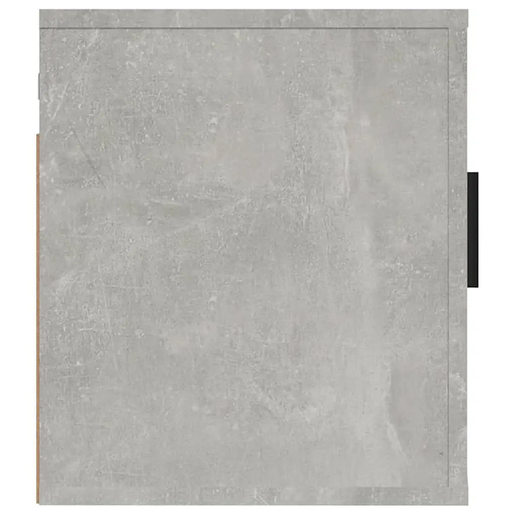 Wall Mounted TV Cabinet Grey Floating Media Storage Unit 40x34.5x40cm Engineered Wood