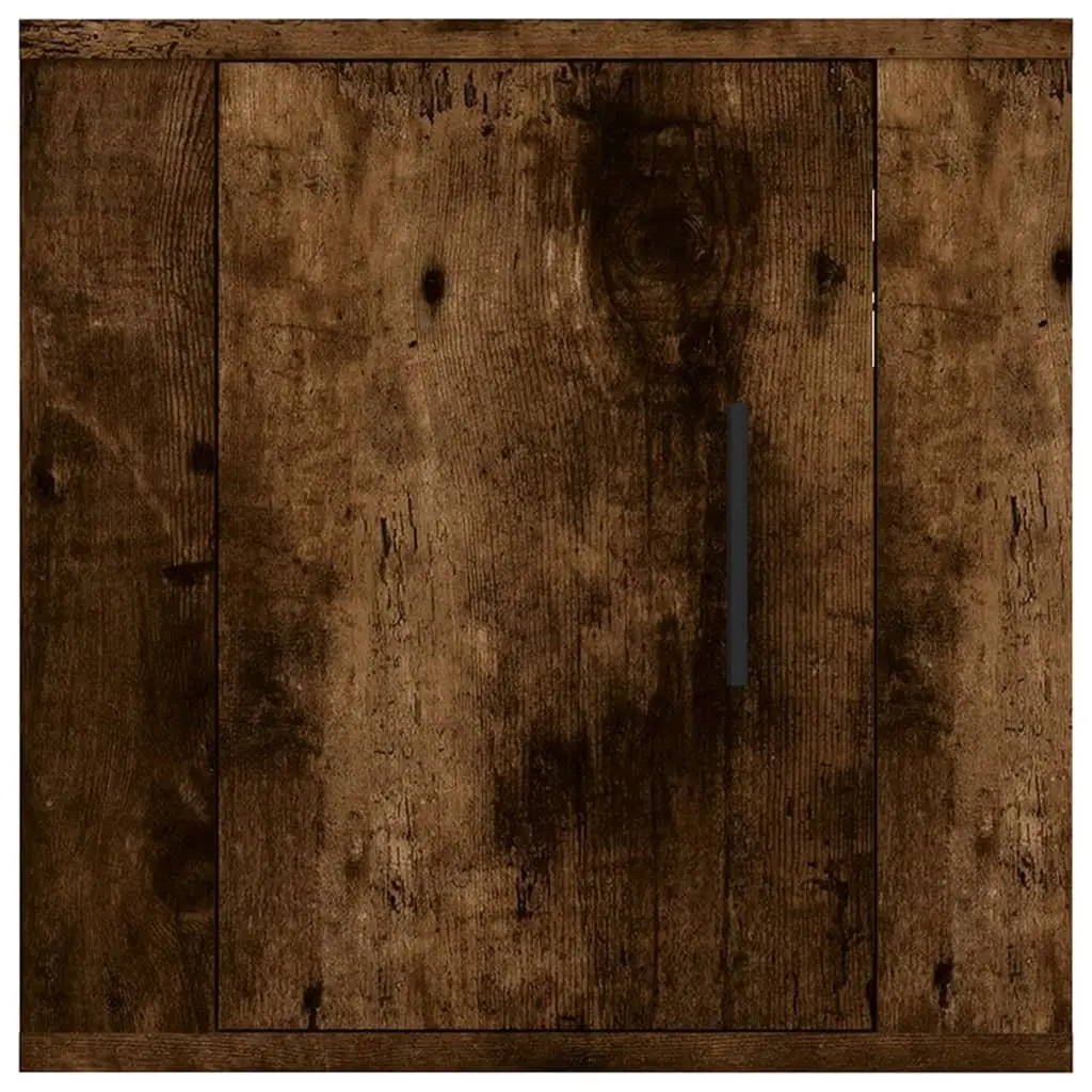 Wall Mounted TV Cabinet Smoked Oak 40 x 34.5 x 40 cm Engineered Wood