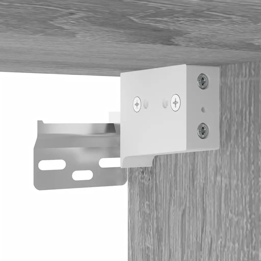 Wall Mounted TV Cabinet Grey Sonoma 40x34.5x40cm Engineered Wood Storage Unit
