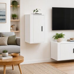 Elegant Wall Mounted TV Cabinet for Cozy Spaces