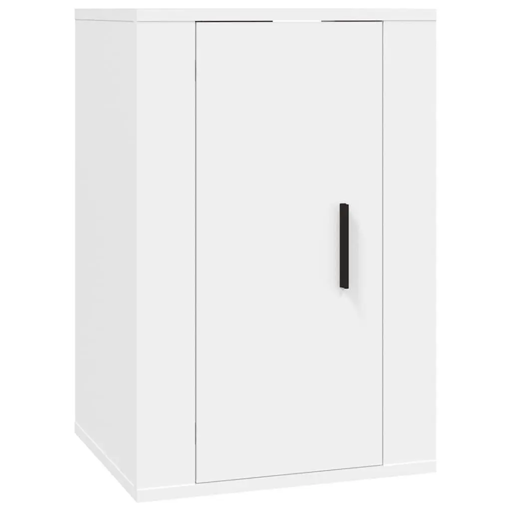 Wall Mounted TV Cabinet White 40x34.5x60 cm Engineered Wood Storage Unit