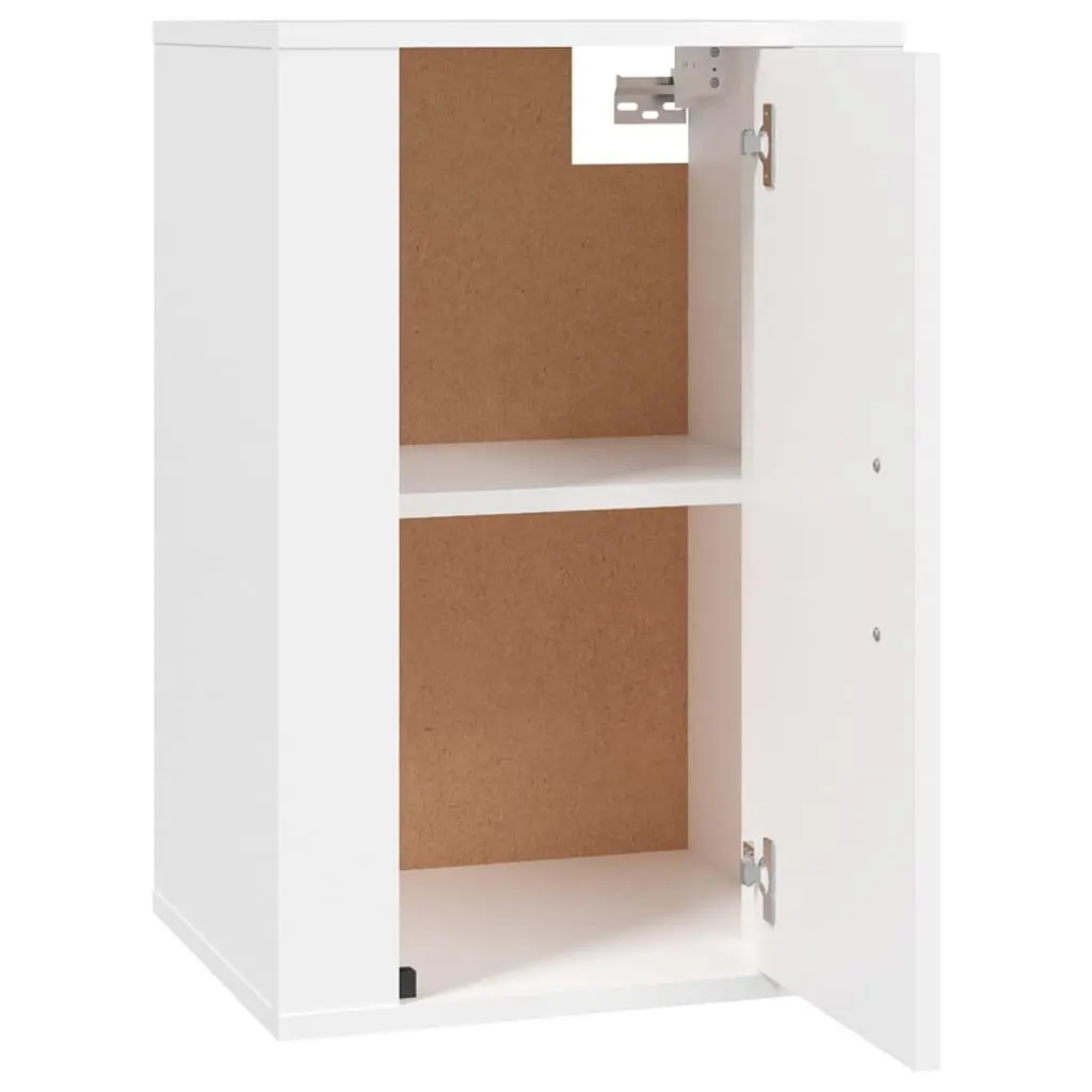 Wall Mounted TV Cabinet White 40x34.5x60 cm Engineered Wood Storage Unit