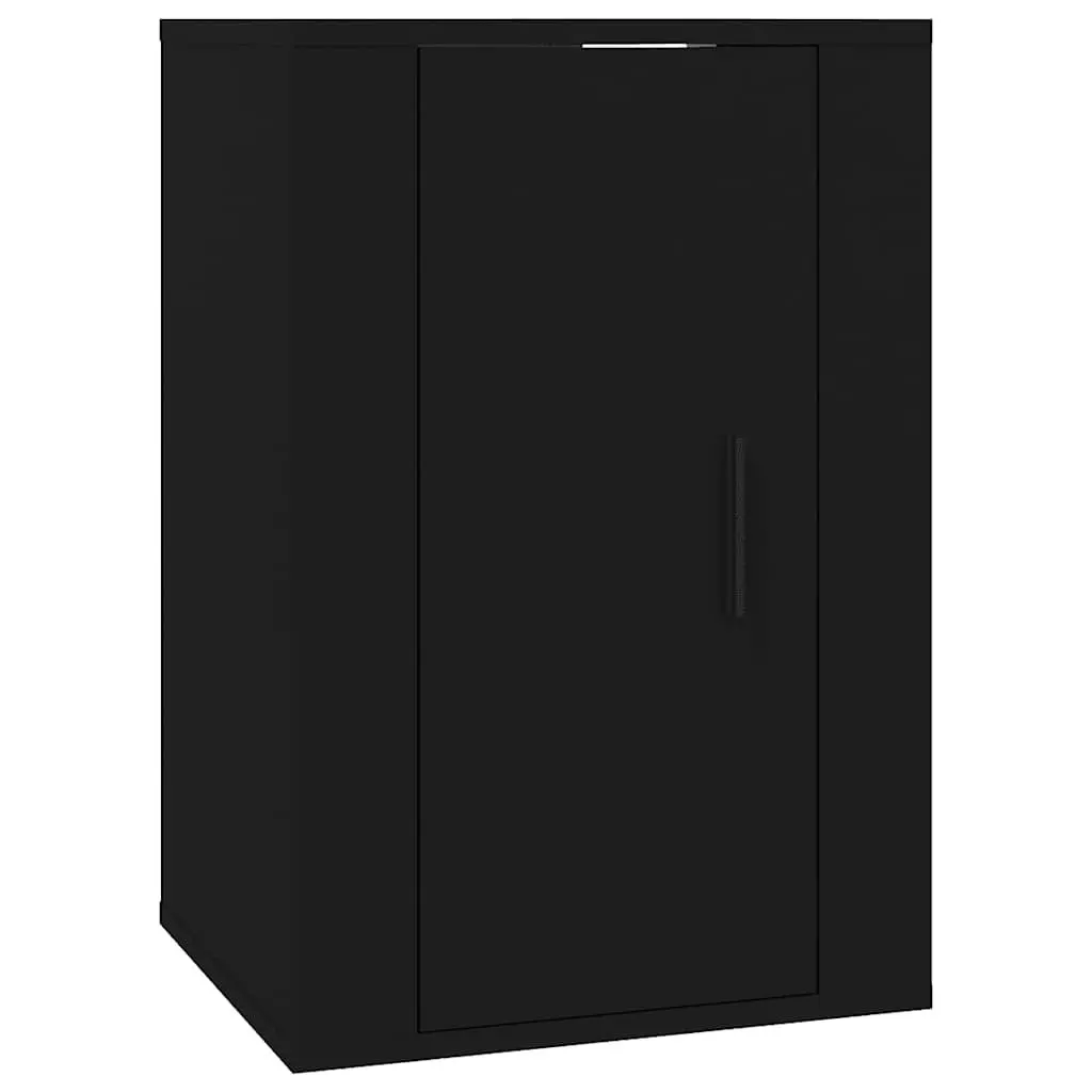 Black Wall Mounted TV Cabinet for Storage