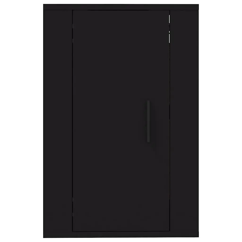 Black Wall Mounted TV Cabinet for Storage
