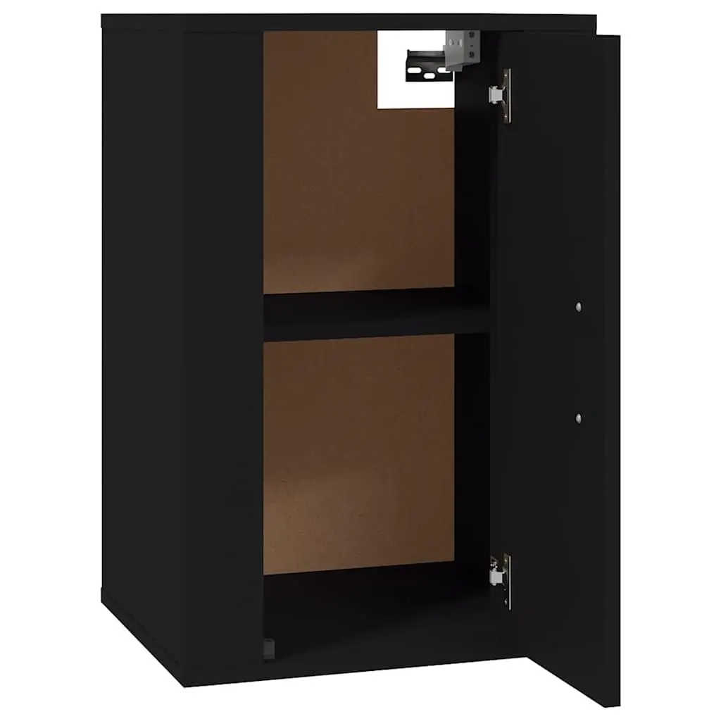 Black Wall Mounted TV Cabinet for Storage