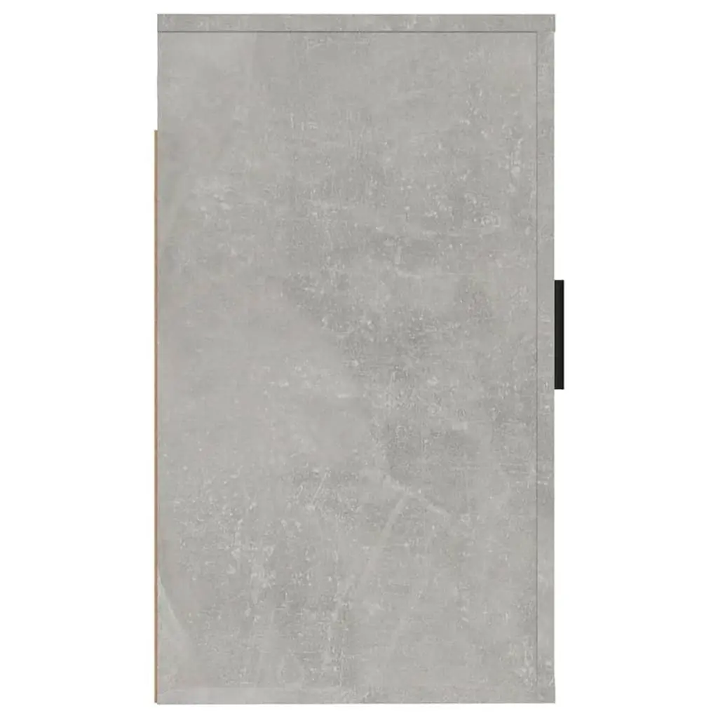 Wall Mounted TV Cabinet Grey Media Storage Unit Floating Shelf Engineered Wood 40 x 34.5 x 60 cm