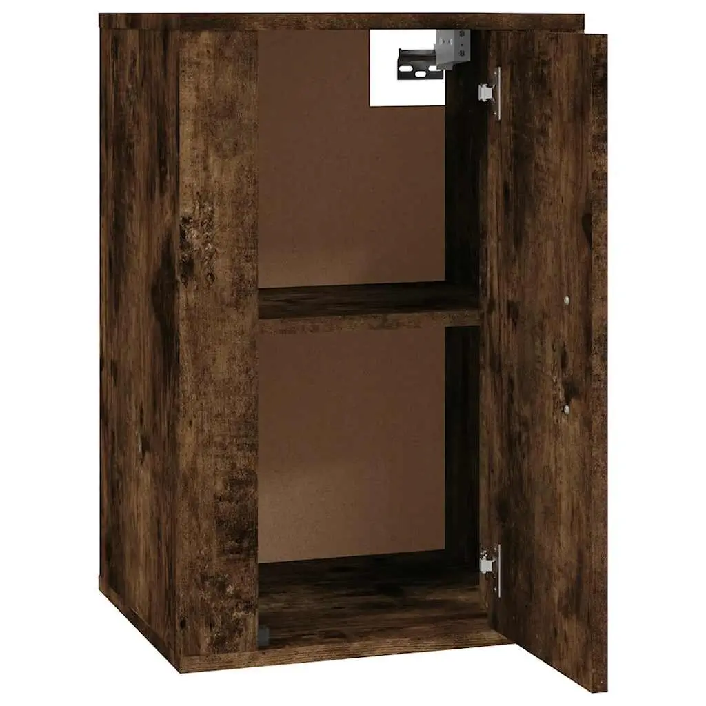 Wall Mounted TV Cabinet Brown 40x34.5x60cm Engineered Wood Storage Unit