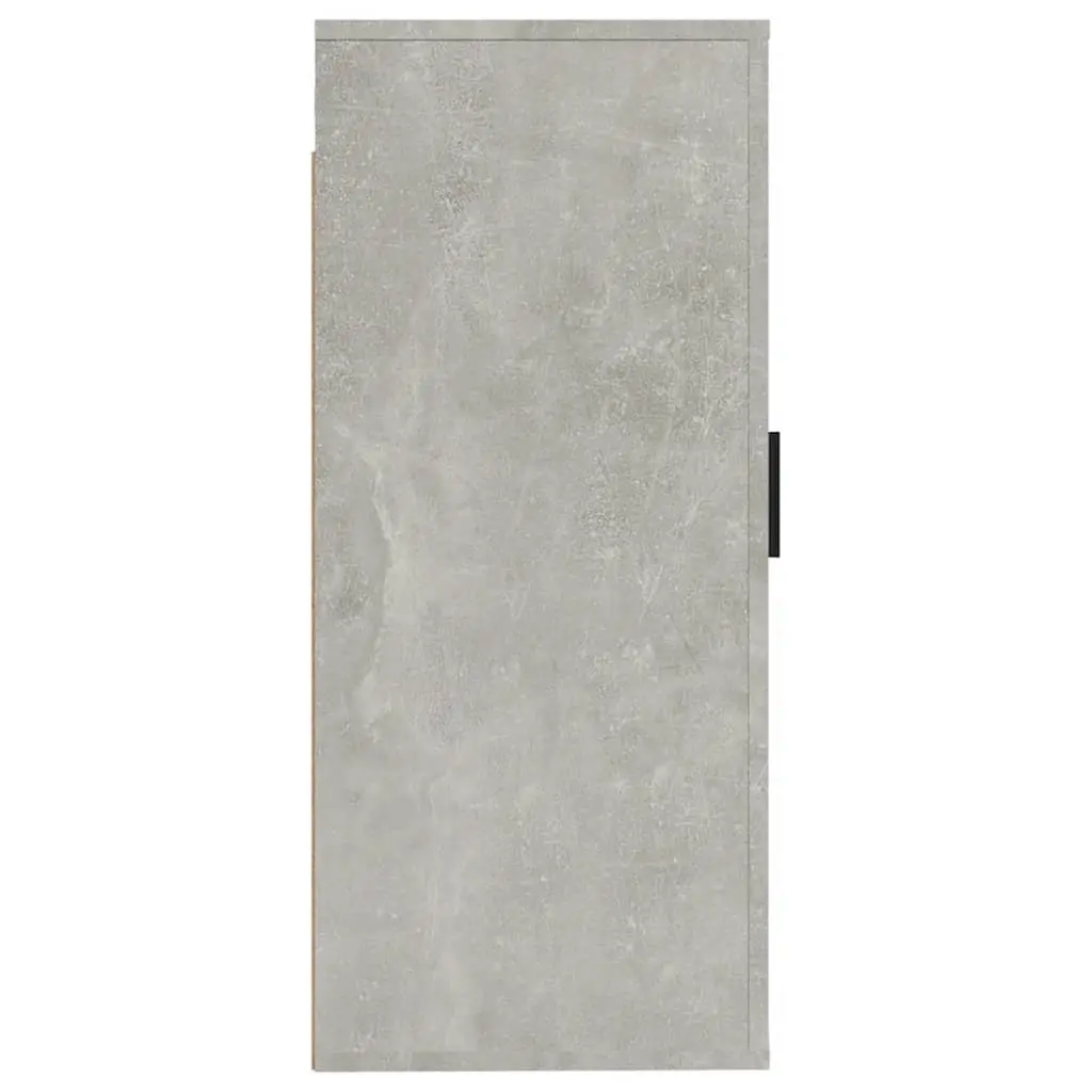 Wall Mounted TV Cabinet Grey Engineered Wood 3 Compartments 40 x 34.5 x 80 cm