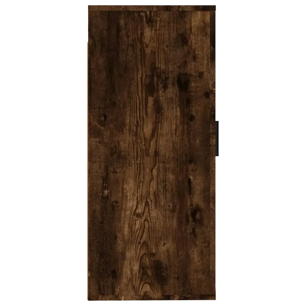 Wall Mounted TV Cabinet Storage Unit Brown Engineered Wood 40x34.5x80 cm