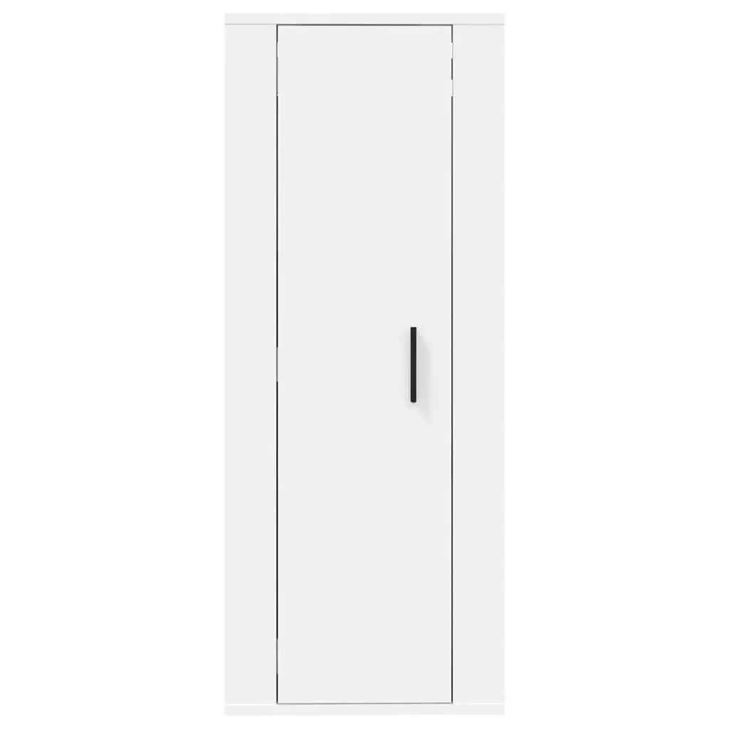 Wall Mounted TV Cabinet White Engineered Wood 40x34.5x100cm