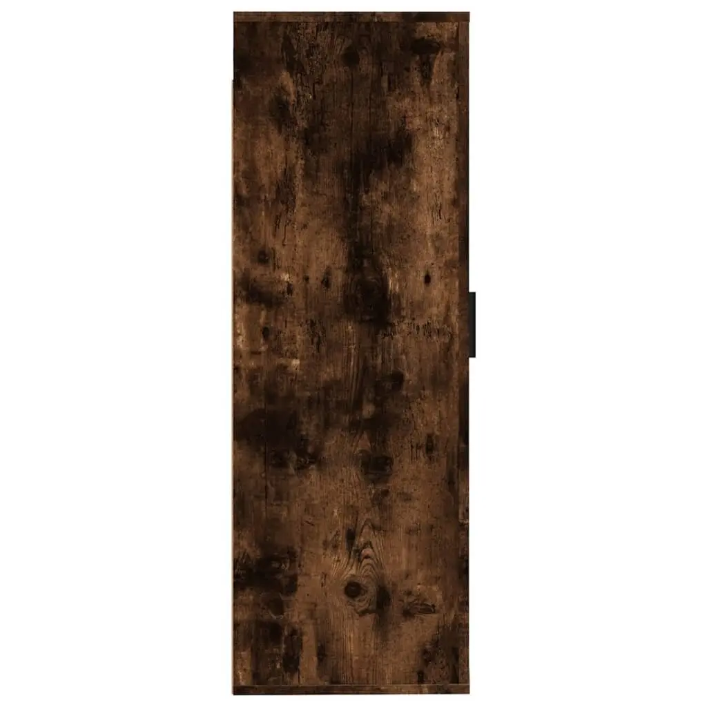 Engineered Wood Wall Mounted Media Unit Storage Brown 40x34.5x100cm
