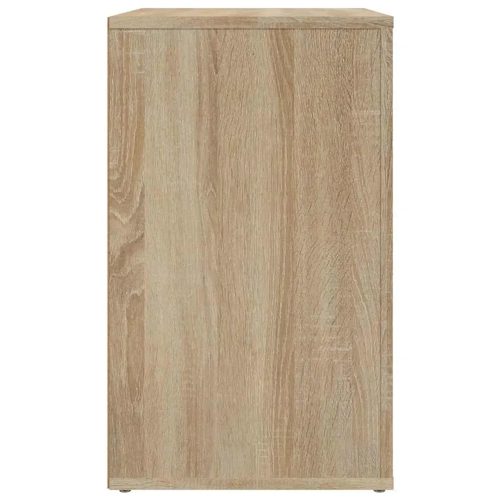 Bedside Cabinet Brown 50x36x60cm Engineered Wood Storage Drawers
