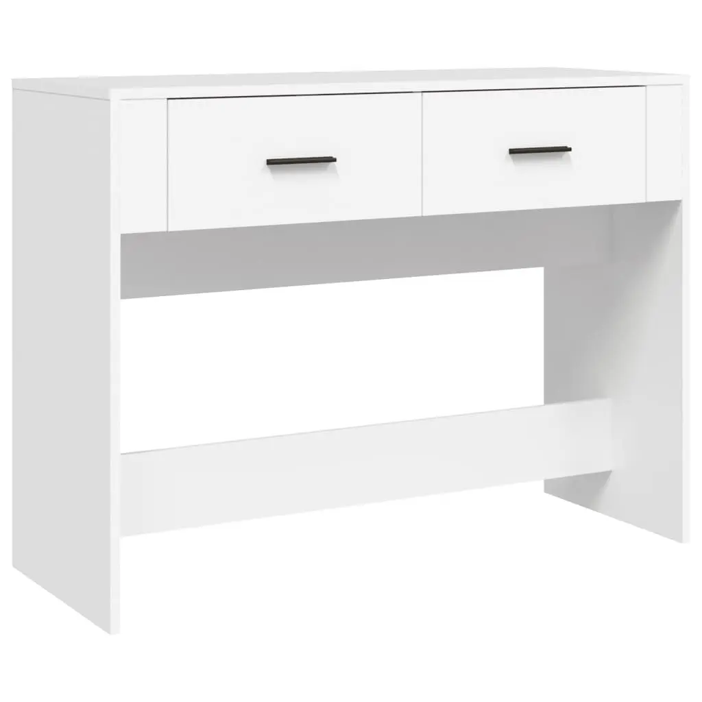 White Console Table for Entryway 100x39x75 cm