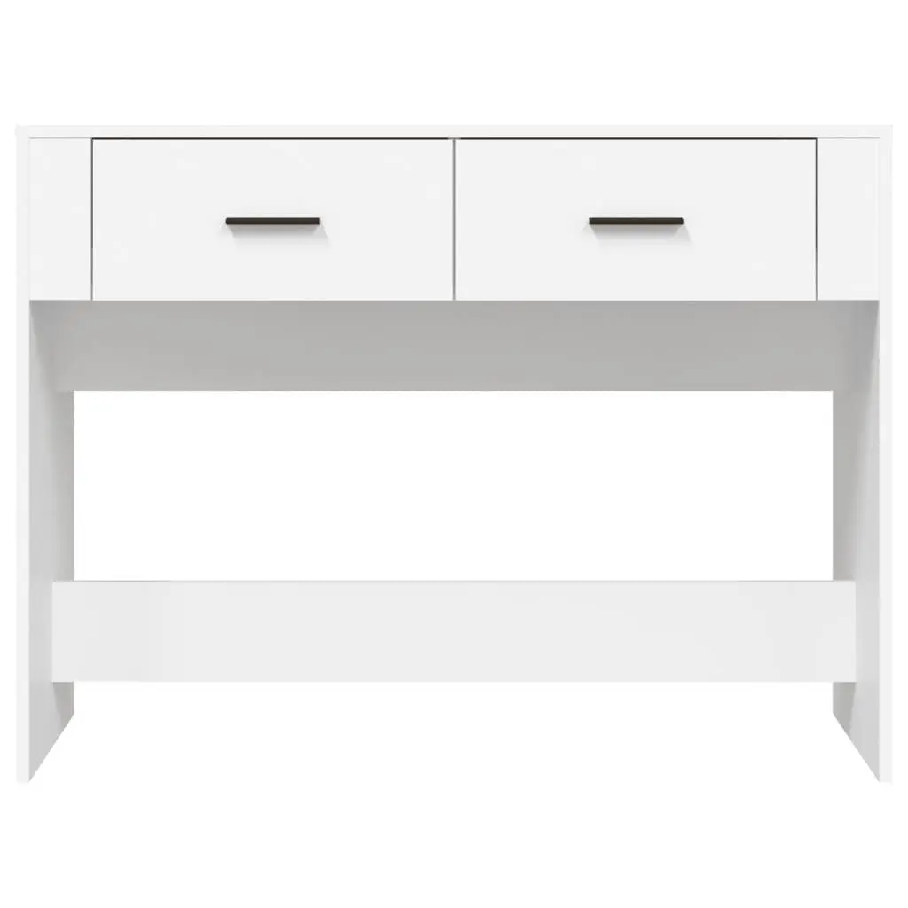 White Console Table for Entryway 100x39x75 cm