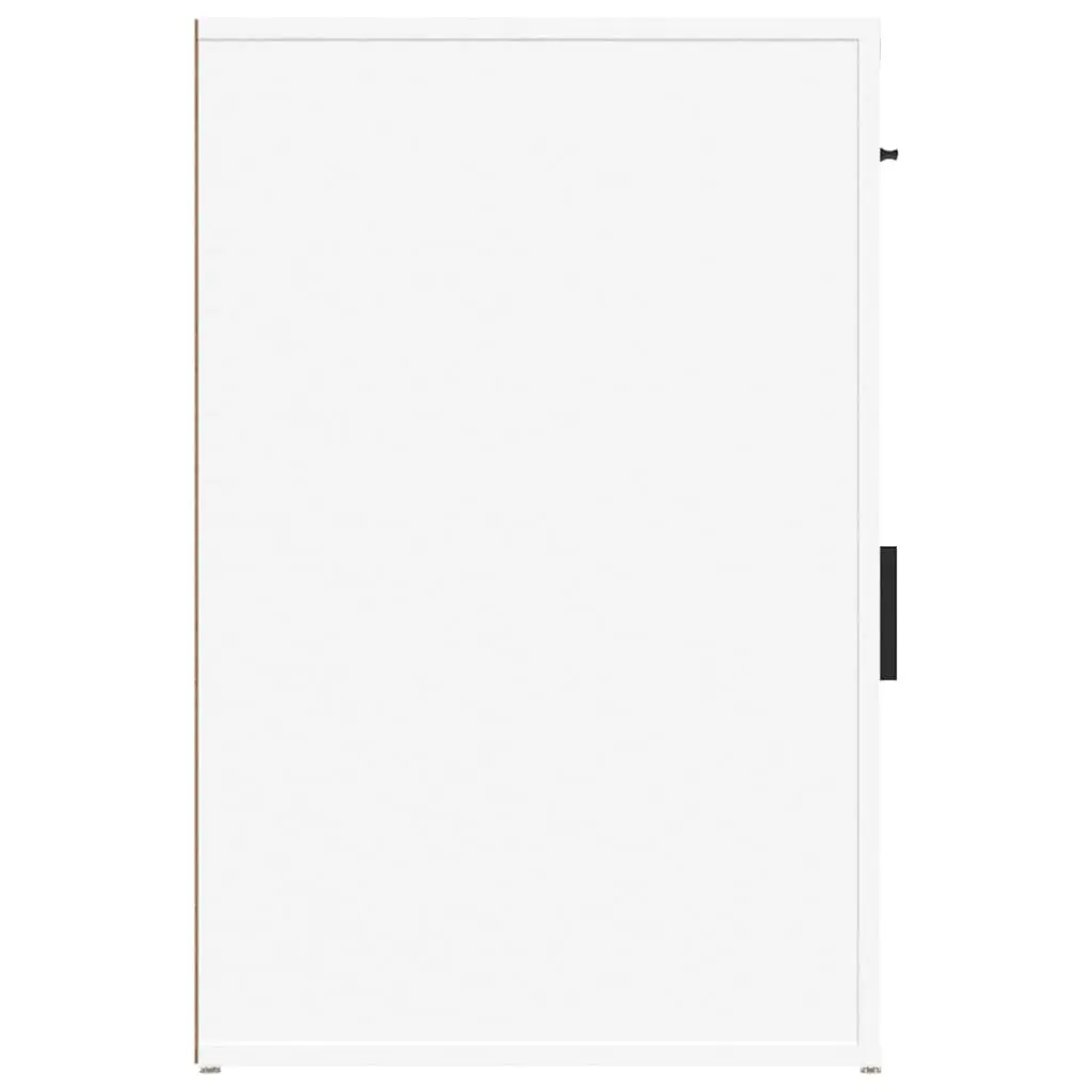 Desk Cabinet White Engineered Wood 40W x 49D x 75H cm Storage Organizer