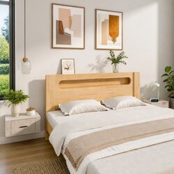 Floating Grey Bedside Cabinets for Modern Spaces 50x36x25 cm