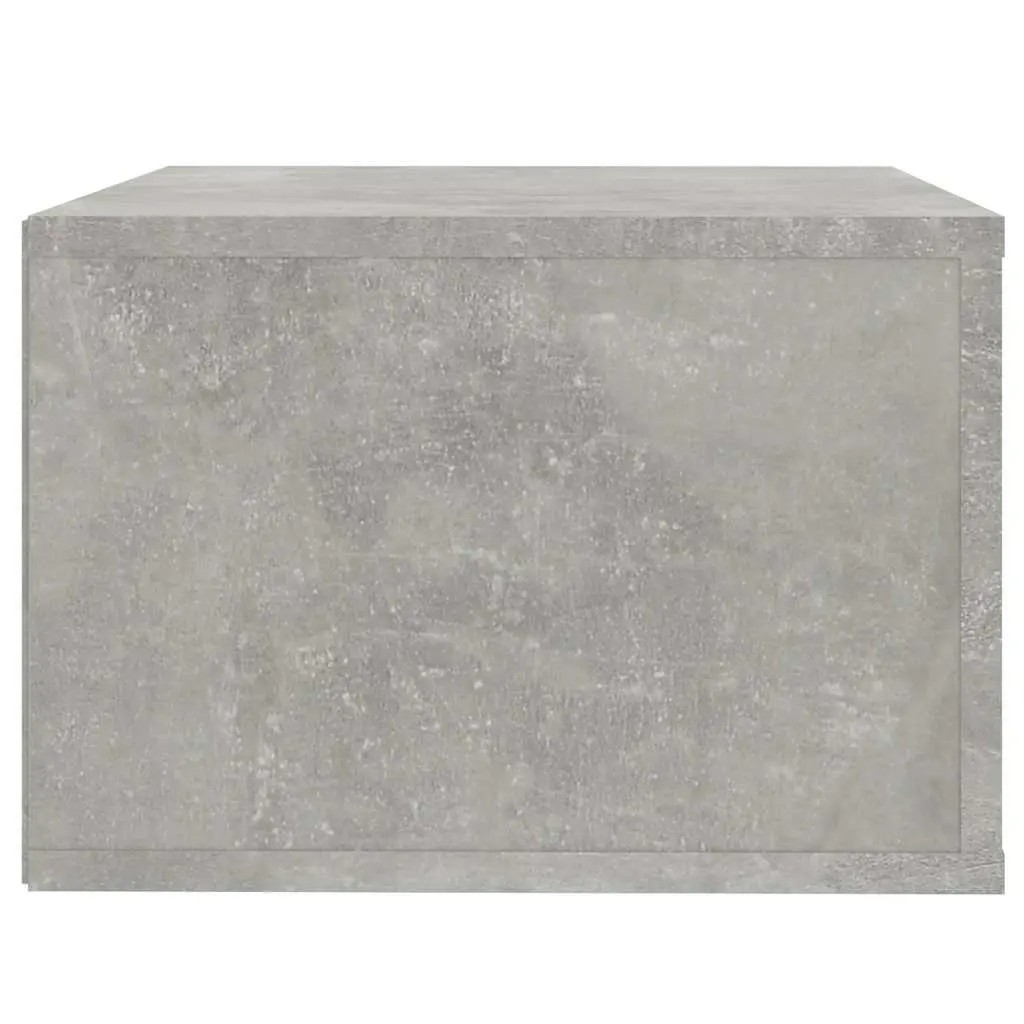 Wall-Mounted Bedside Cabinets Grey 50x36x25 cm Engineered Wood Pair