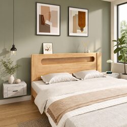 Grey Sonoma Floating Bedside Cabinets 2 pcs