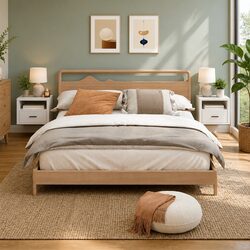 Floating White Bedside Cabinets for Stylish Storage