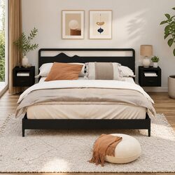Floating Bedside Cabinets for Stylish Storage 2 pcs