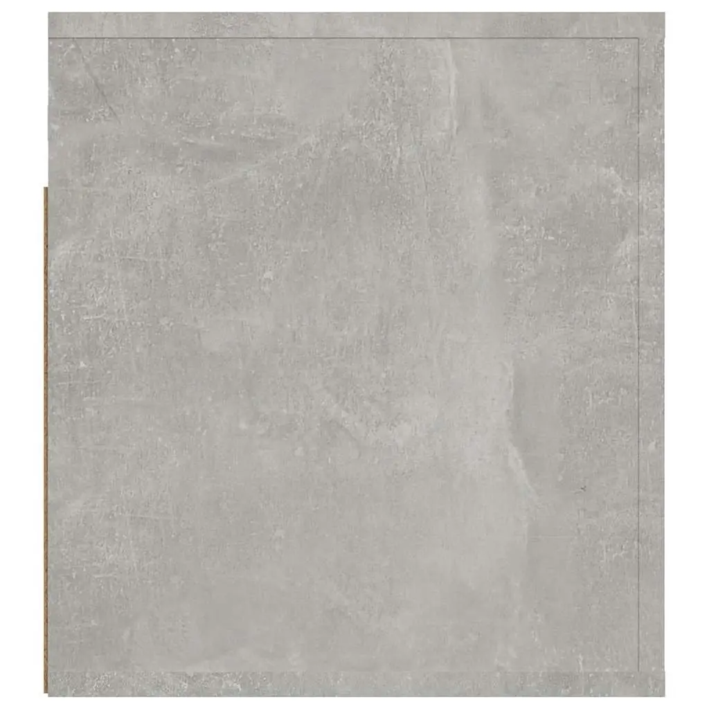 Wall-mounted Bedside Cabinets Grey 50 x 36 x 40 cm Engineered Wood 2 Piece