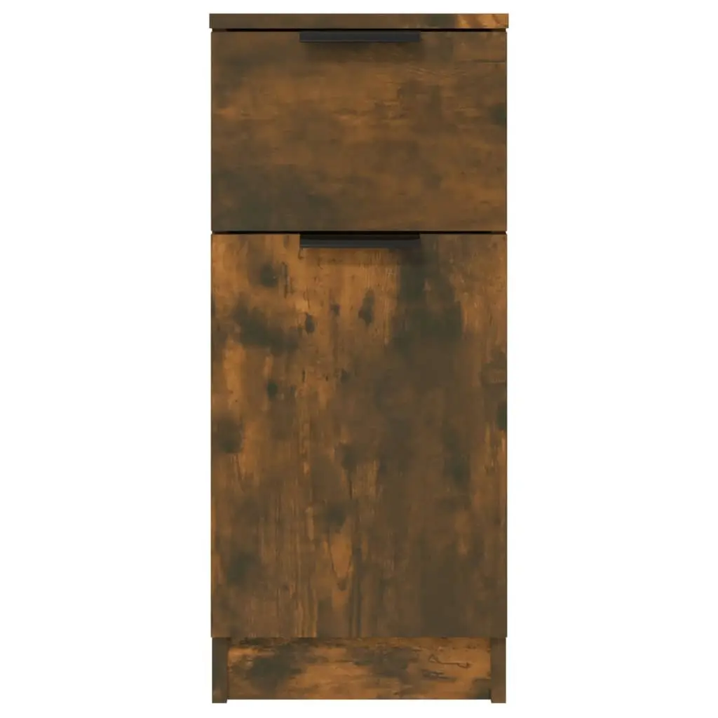Brown Engineered Wood Sideboard Cabinet Set of 2