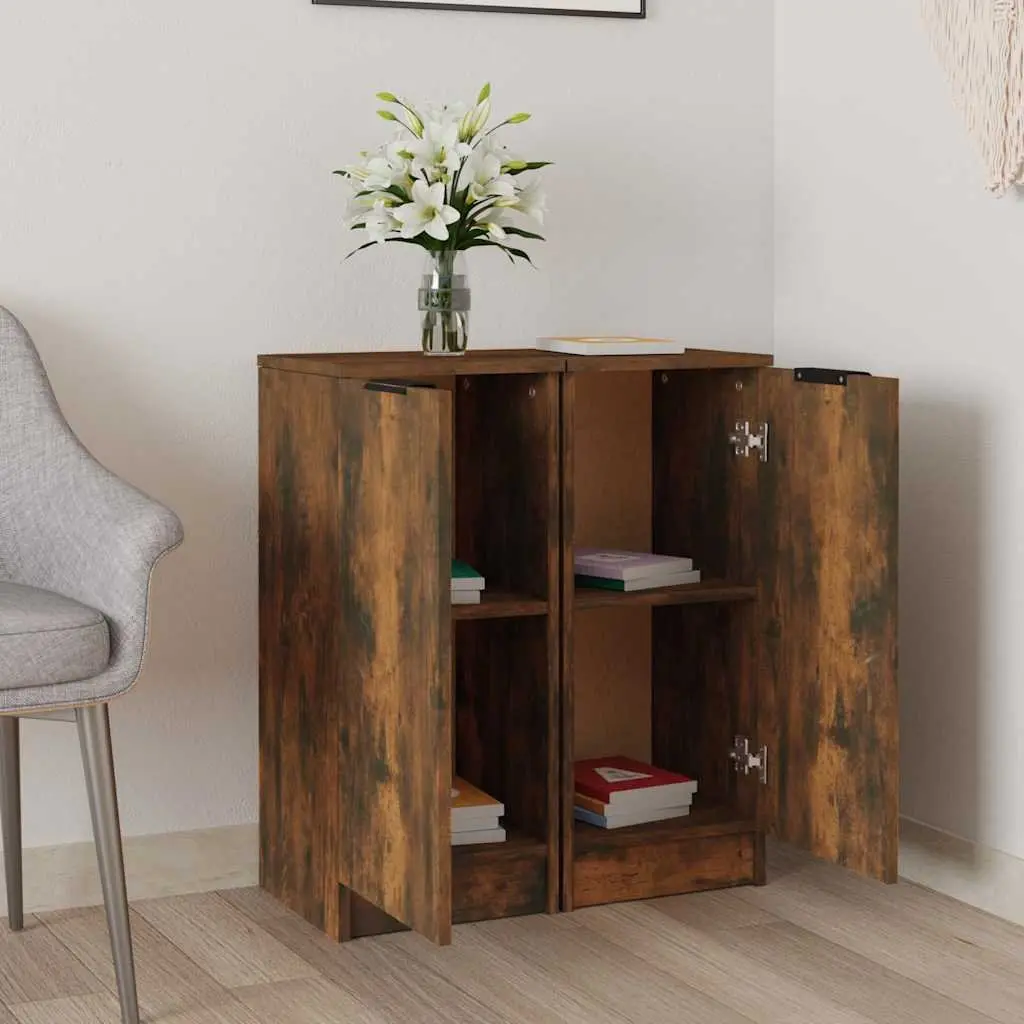 Sideboards Brown 30x30x70 cm Engineered Wood Storage Cabinet 2 pcs