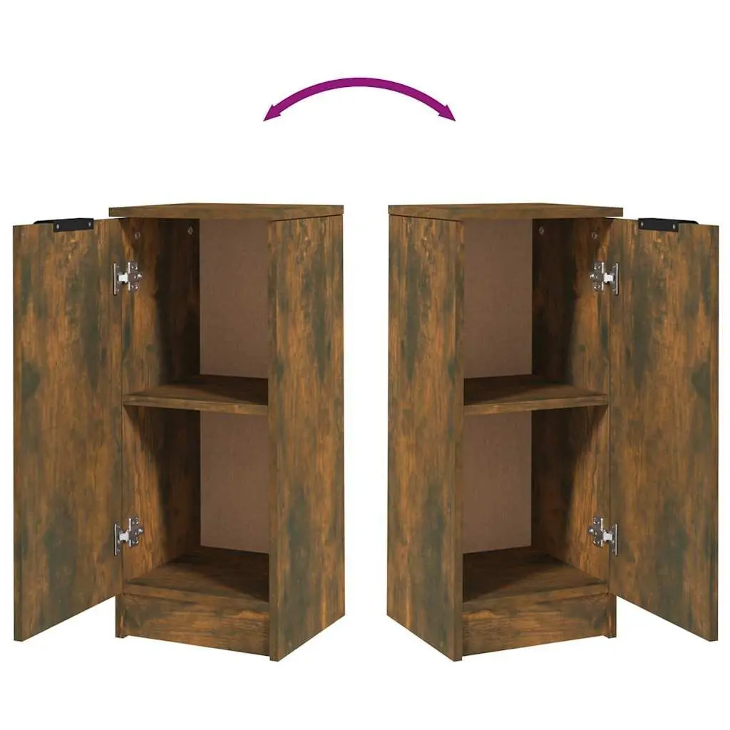 Sideboards Brown 30x30x70 cm Engineered Wood Storage Cabinet 2 pcs