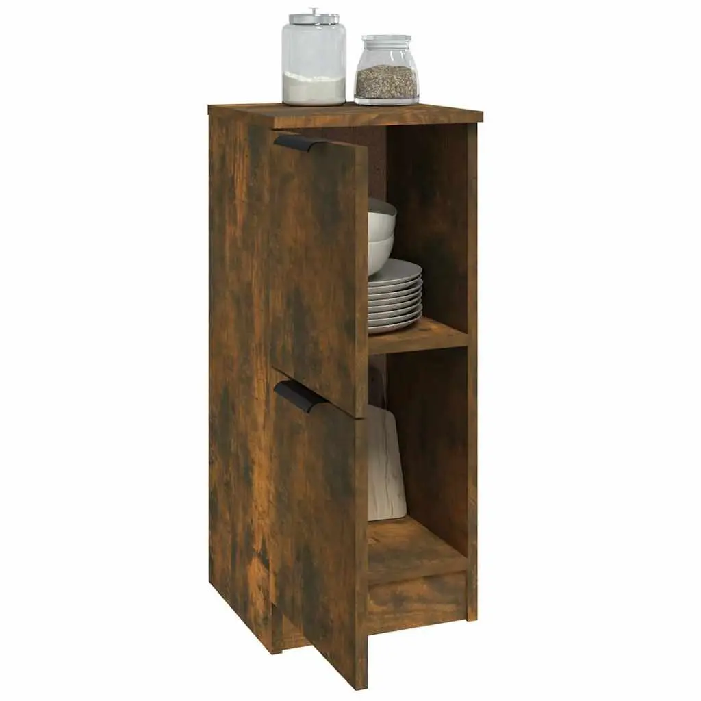 Sideboard Cabinet Brown 30x30x70 cm Engineered Wood Storage Buffet