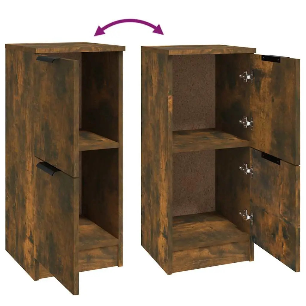 Sideboard Cabinet Brown 30x30x70 cm Engineered Wood Storage Buffet