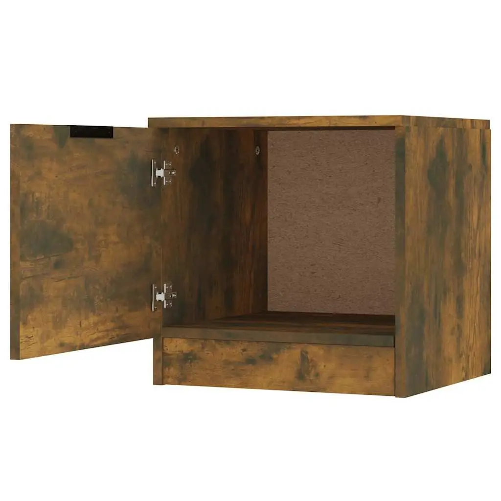 Bedside Cabinets Brown 40x39x40 cm Engineered Wood 2 Piece