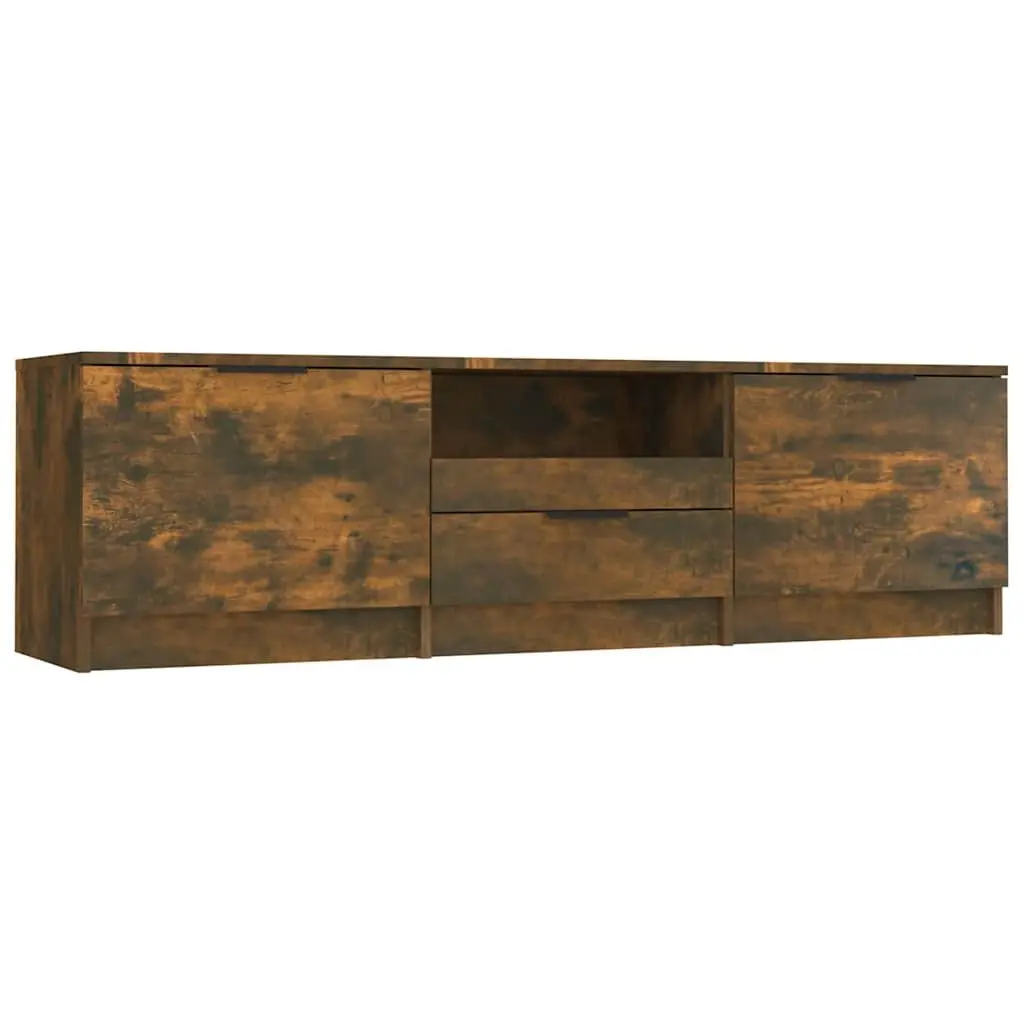 Brown Engineered Wood TV Cabinet Unit with Storage